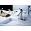 Anzzi Saga Single-Handle Low-Arc Bathroom Faucet, Polished Chrome L-AZ035
